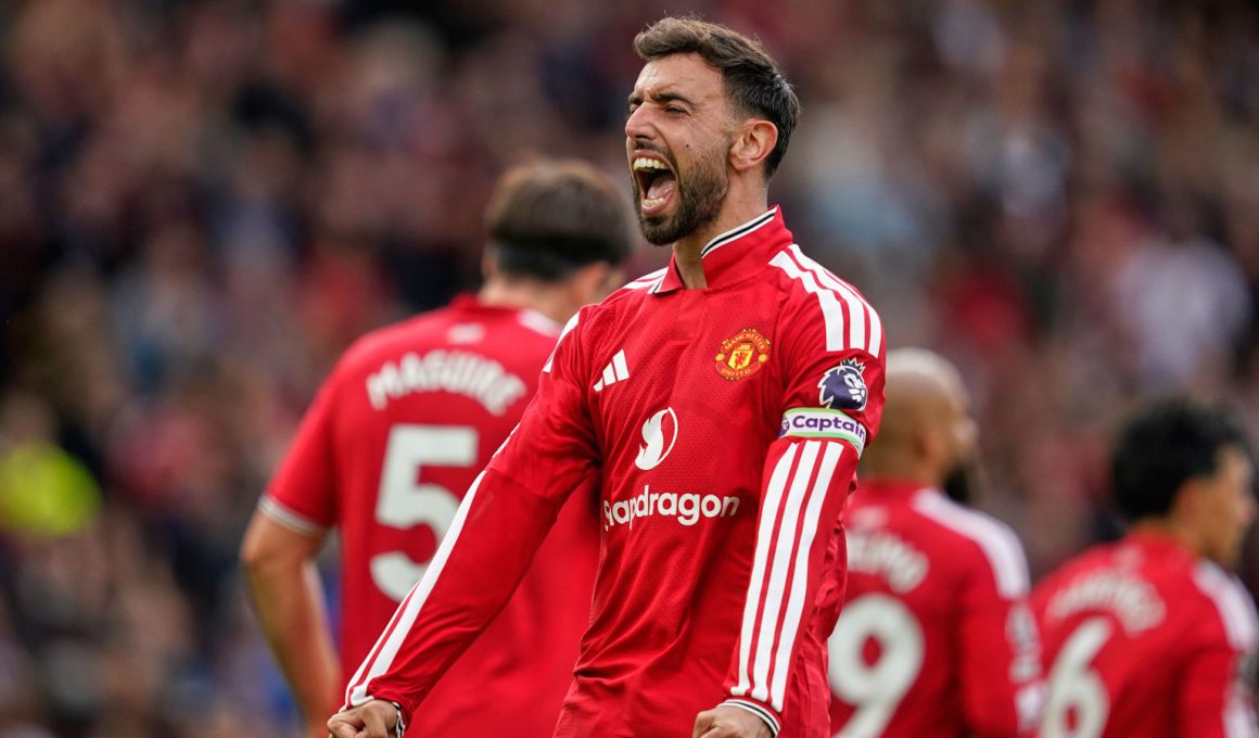 Bruno Fernandes Hat-Trick Sees Manchester United Beat Ipswich 5-2