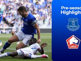 Highlights: Everton and Lille Draw 1-1 in Pre-Season