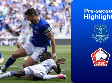 Highlights: Everton and Lille Draw 1-1 in Pre-Season