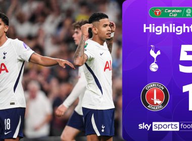 Carabao Cup Highlights: Tottenham Hotspur 5-1 Charlton Athletic