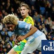 Samba's Debut Double Carries Manchester City Past Norwich