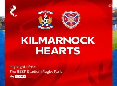 Kilmarnock and Hearts Draw 1-1 in Scottish Premiership