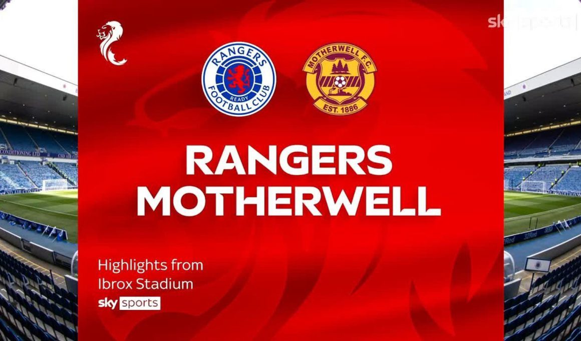 Rangers Beat Motherwell 1-0 in Scottish Premiership