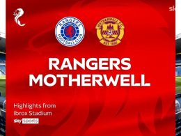Rangers Beat Motherwell 1-0 in Scottish Premiership