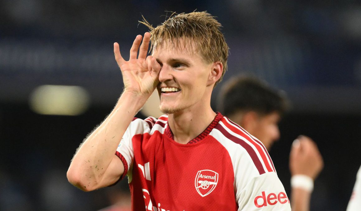 Odegaard Goal Lifts Arsenal to 1-0 Win Over Napoli